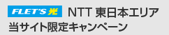 NTT東日本エリア　当サイト限定キャンペーン